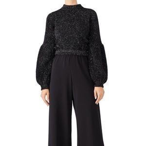 Metallic Keepsake Sweater — Like-New Condition